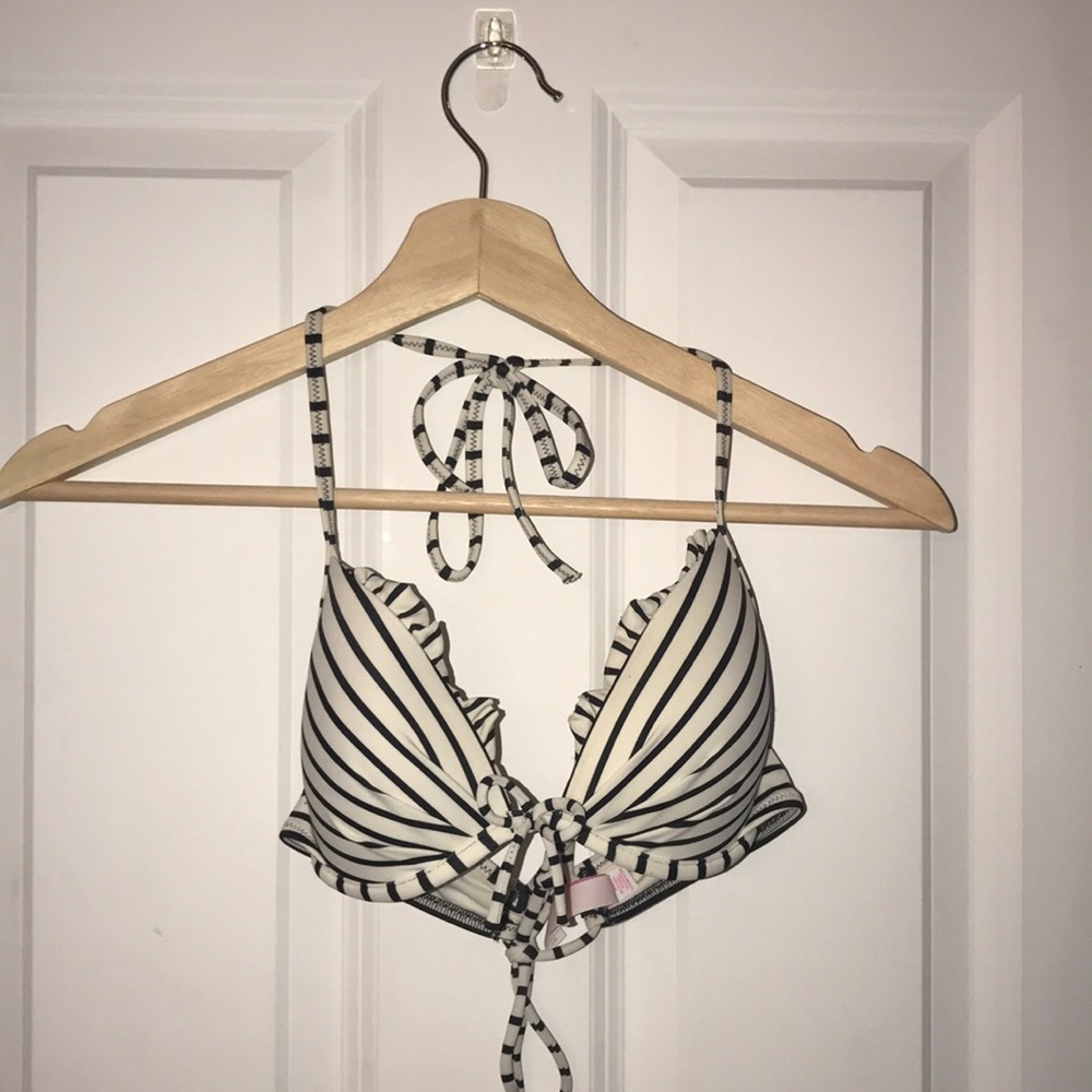 Victoria's Secret- striped swim top